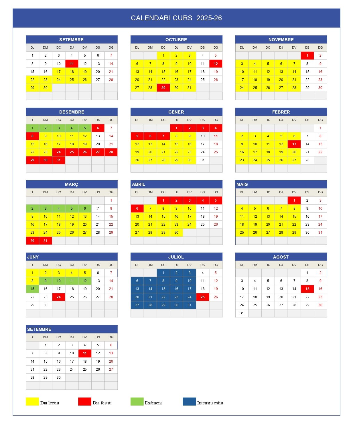 CALENDAR